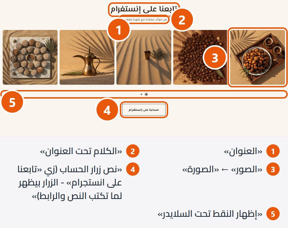معرض صور (على طريقة انستجرام)