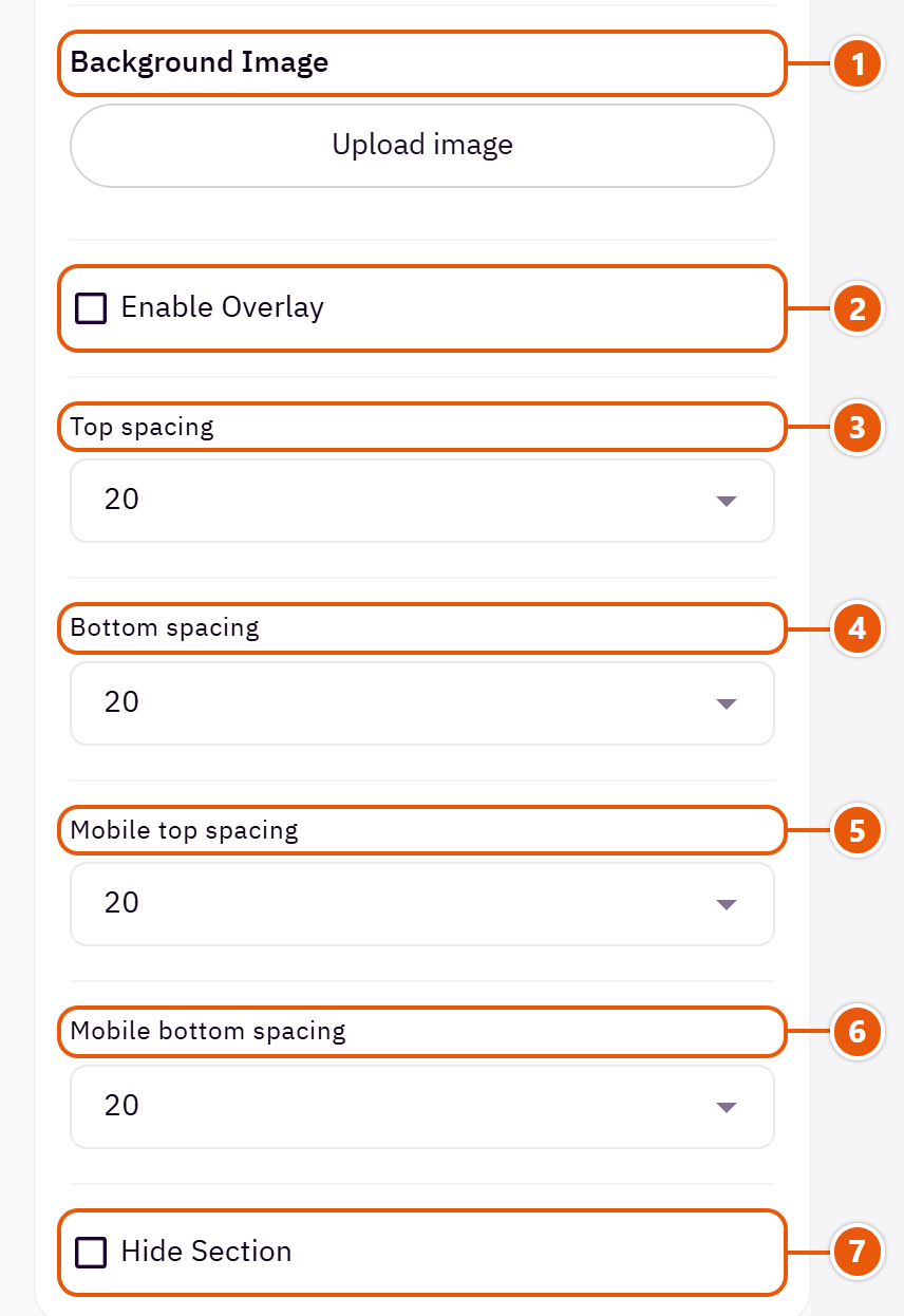“Benefits” settings in the Zid editor (4 of 4)