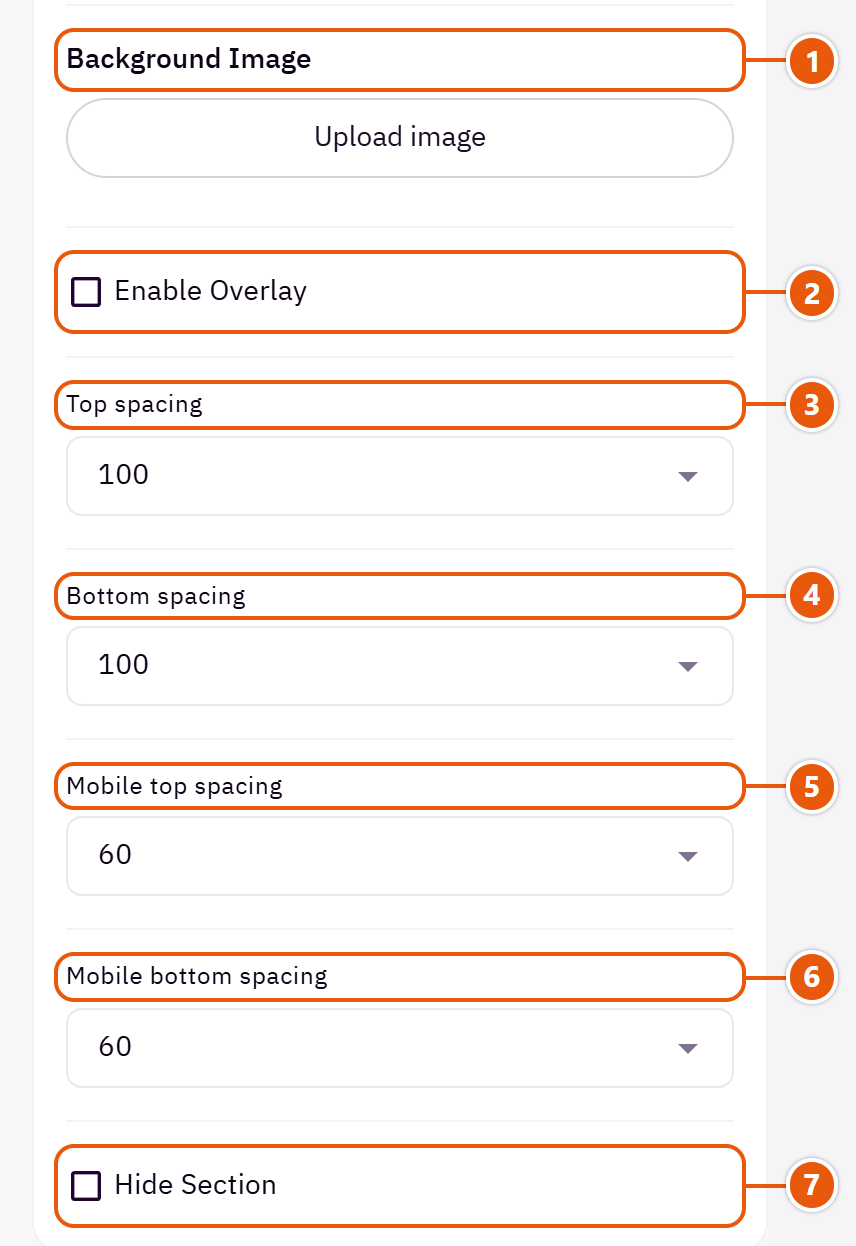 “Category carousel” settings in the Zid editor (6 of 6)