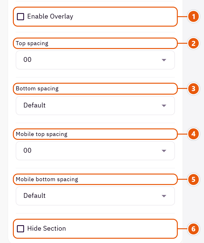 “Photo gallery” settings in the Zid editor (4 of 4)