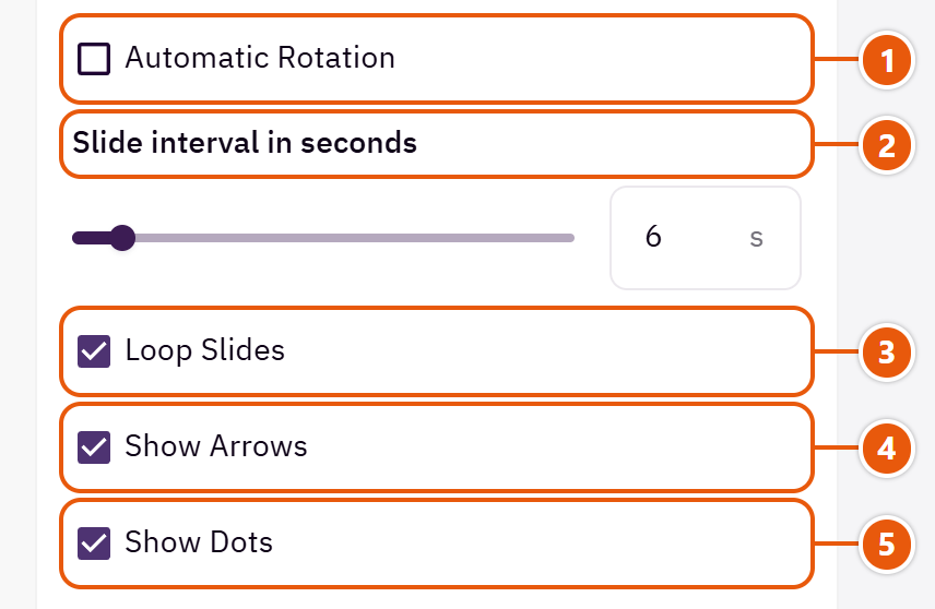 “Internal advertisements” settings in the Zid editor (3 of 3)