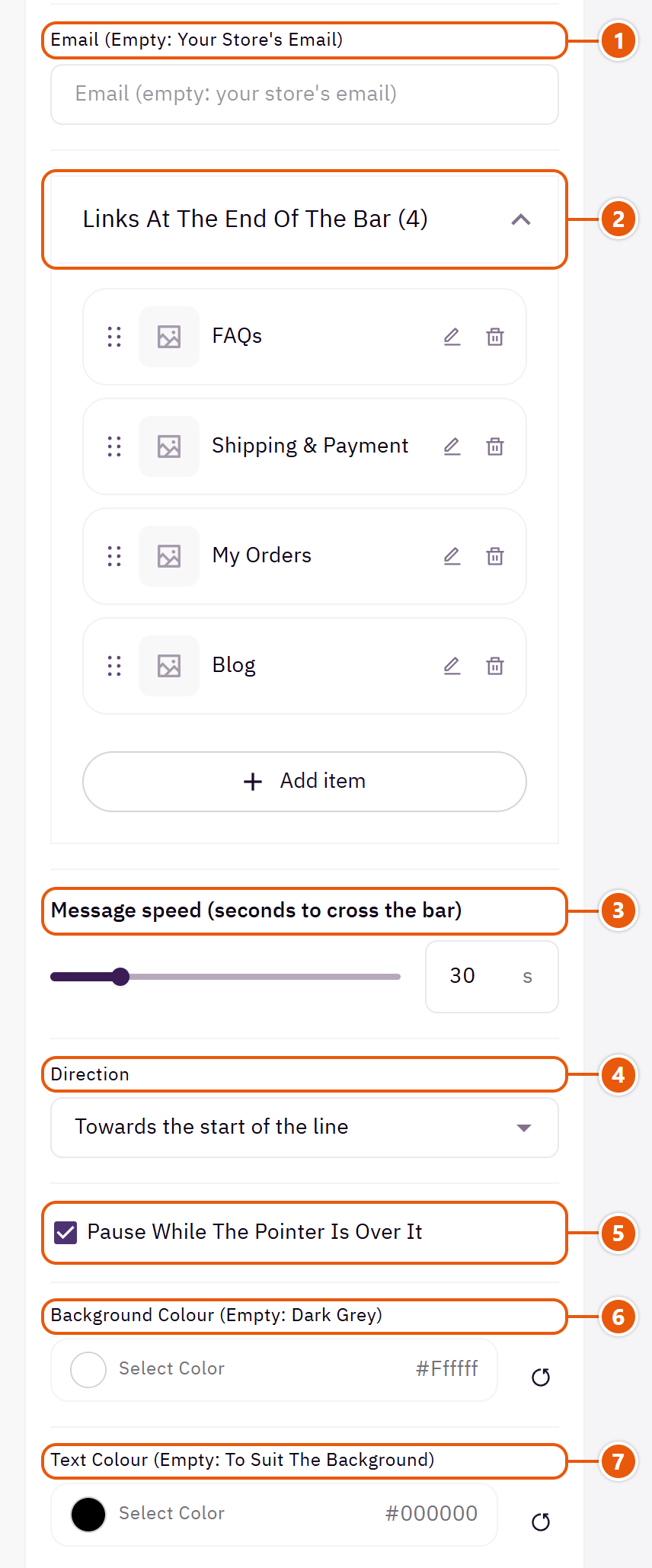 “Top bar” settings in the Zid editor (2 of 2)