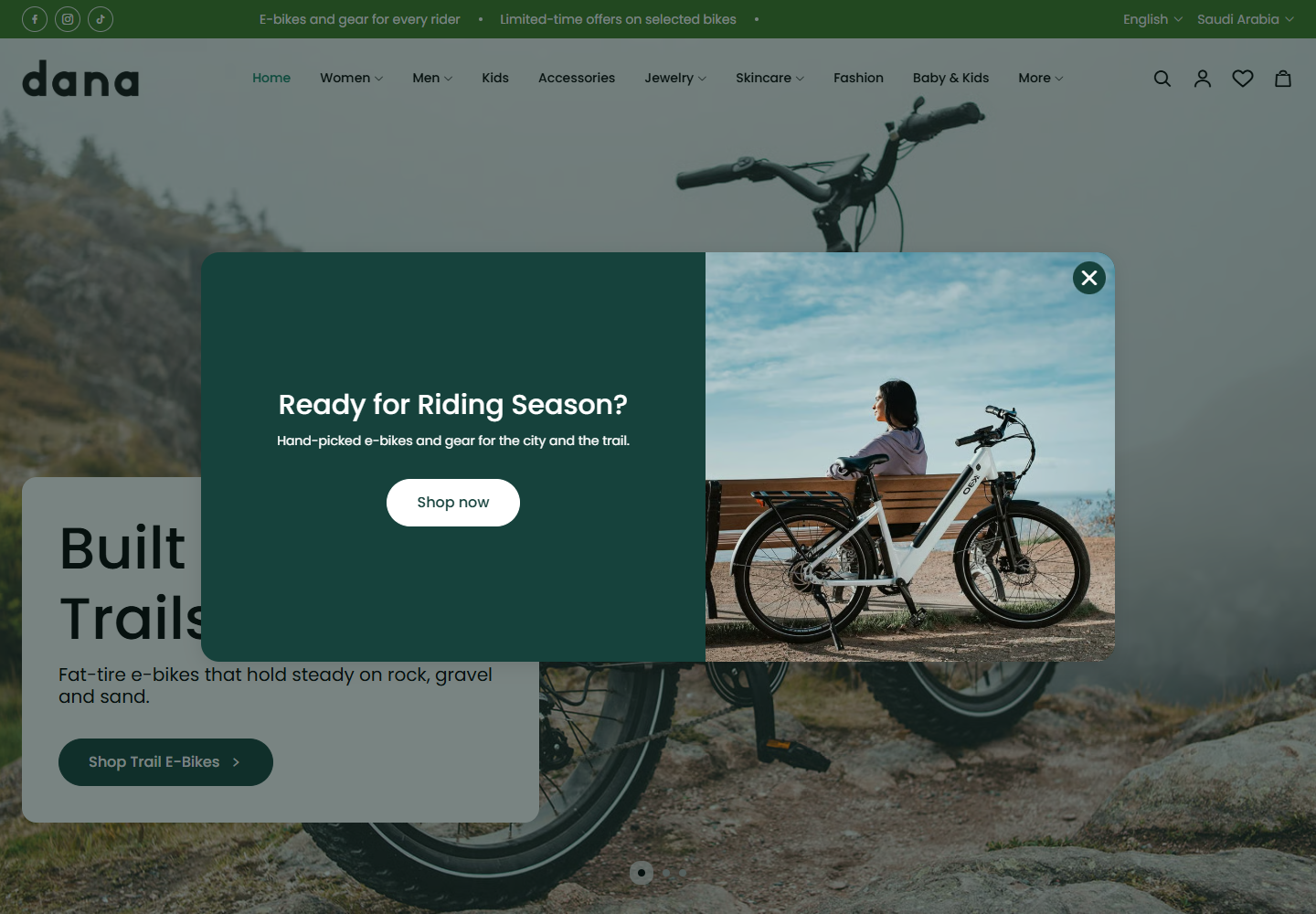 Advertising popup