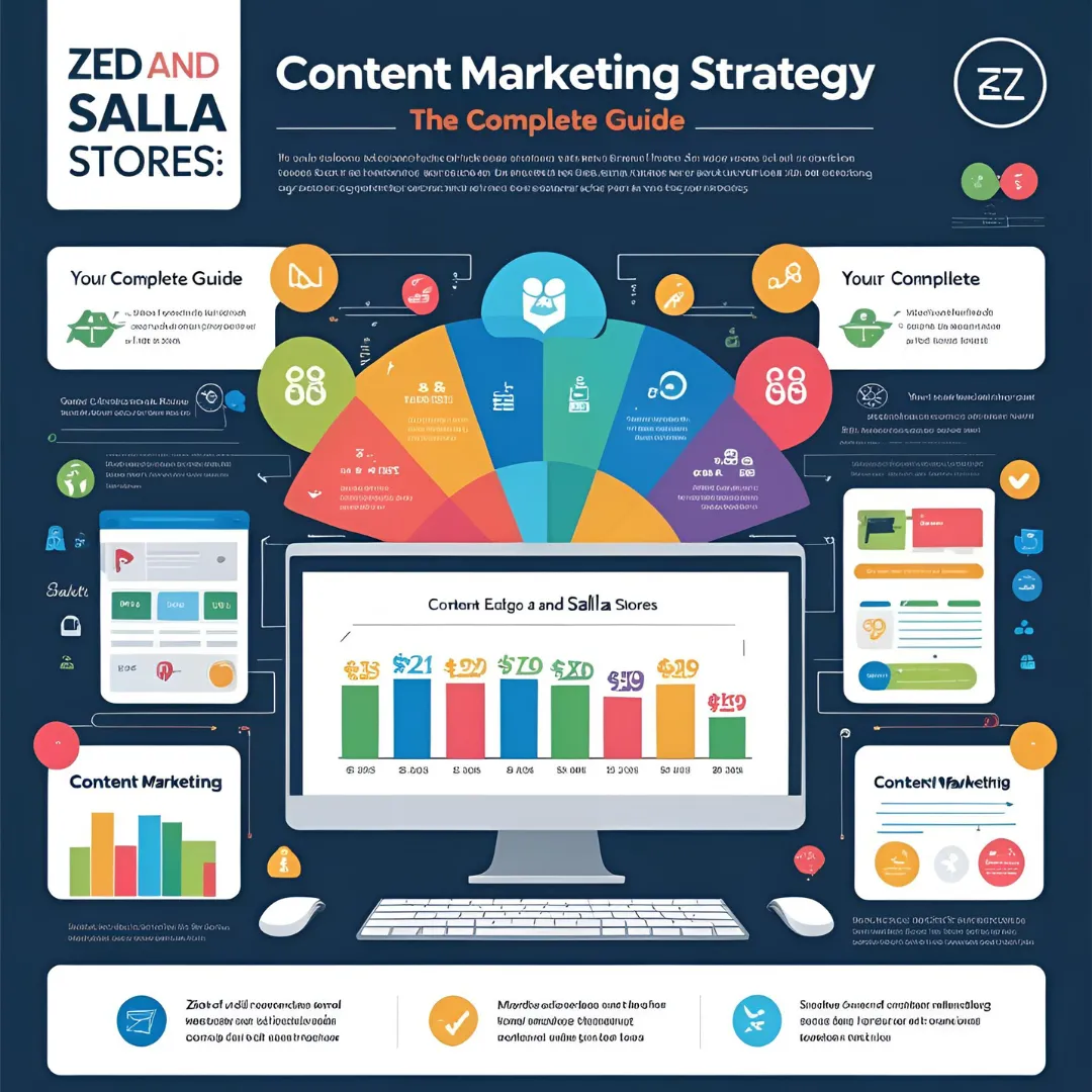 استراتيجية التسويق بالمحتوى لمتاجر زد وسلة: الدليل الشامل
